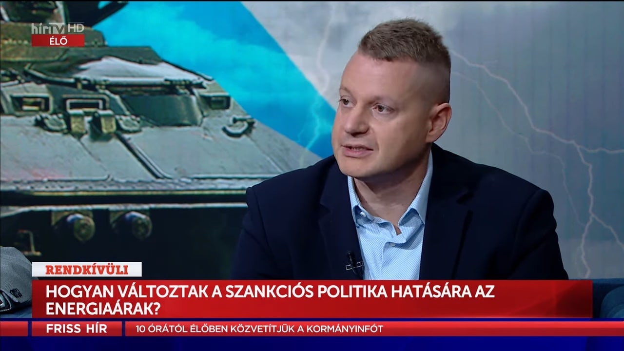 Hogyan változnak a szankciós energiapolitika hatására az energiaárak? Dr. Tóth Máté energiajogász