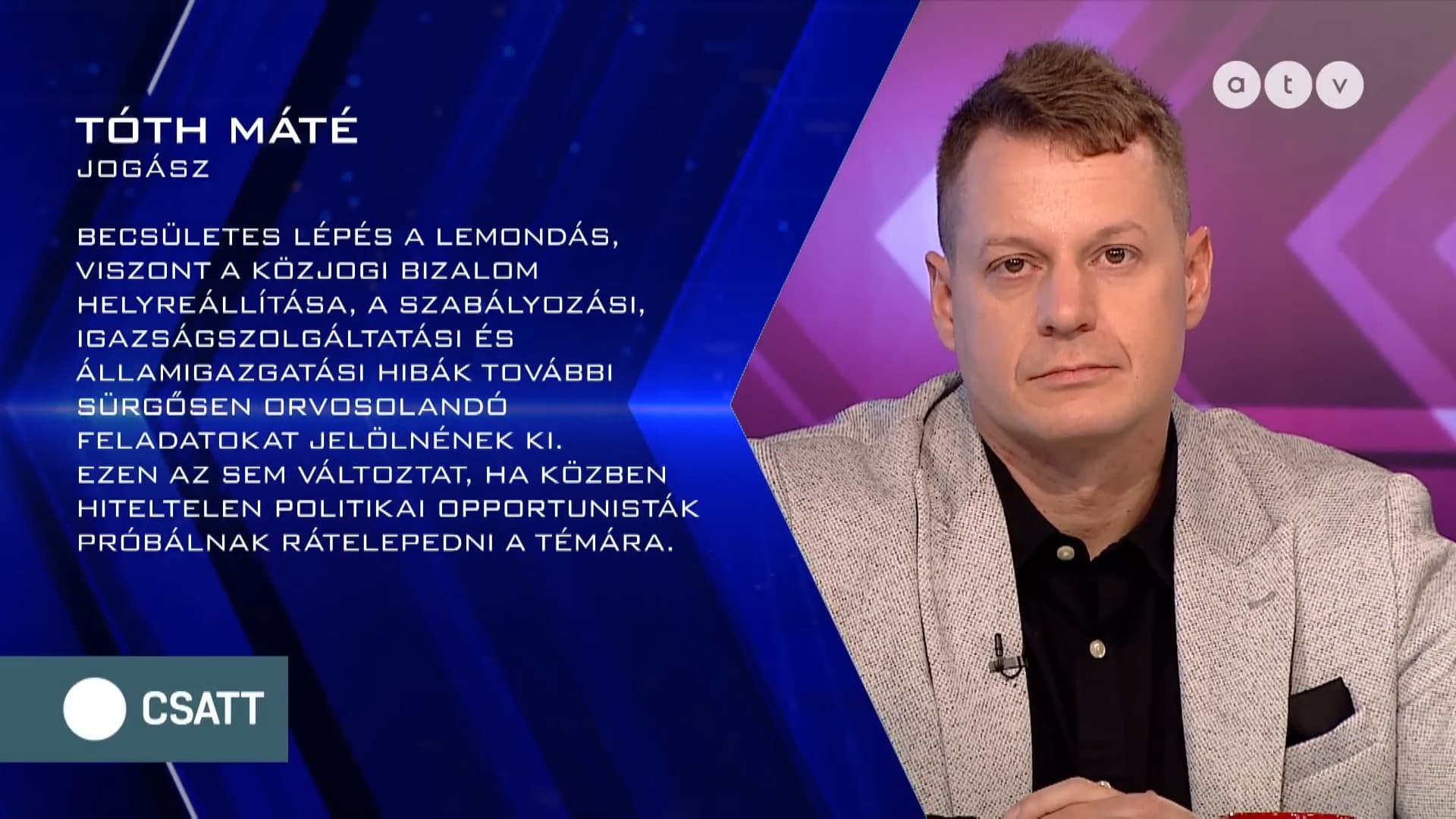 Novák Katalin és Varga Judit becsületes politikusok? És merre tovább, Fidesz? Ellentétes vélemények az asztal két felén. Ez a CSATT!